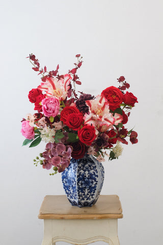 008 蕙質蘭心.青花肚瓶