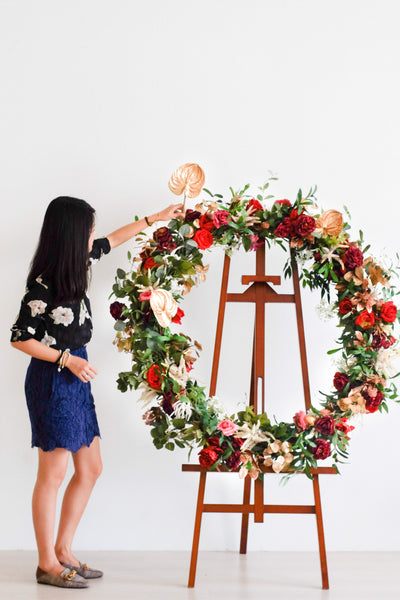 Giant Floral Wreath