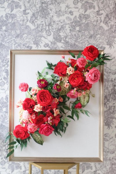 "Bowie" Framed Floral Piece