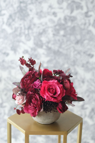 "Haven" Cement Vase Arrangement