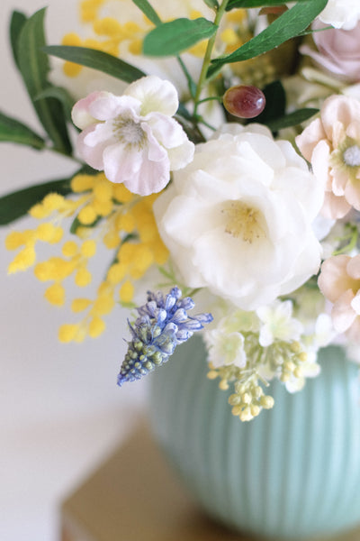 "Cary" in Turquoise Ceramic Vase