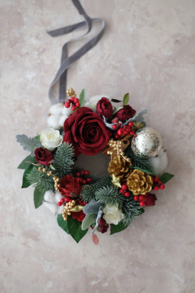 Festive Floral Wreath 節日花環