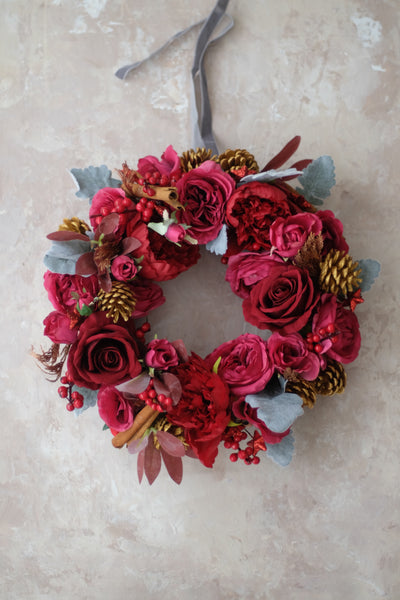 Festive Floral Wreath 節日花環