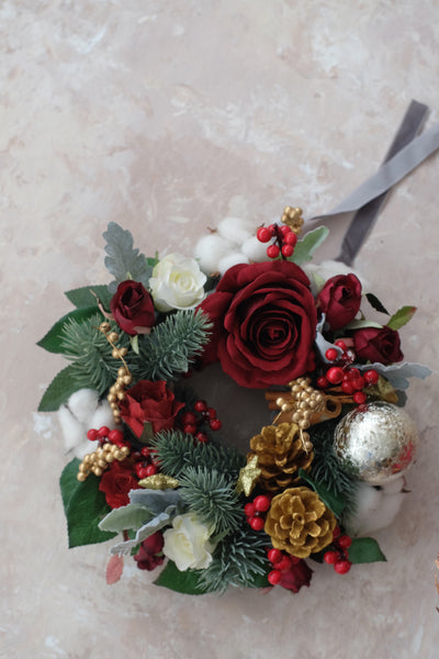 Festive Floral Wreath 節日花環