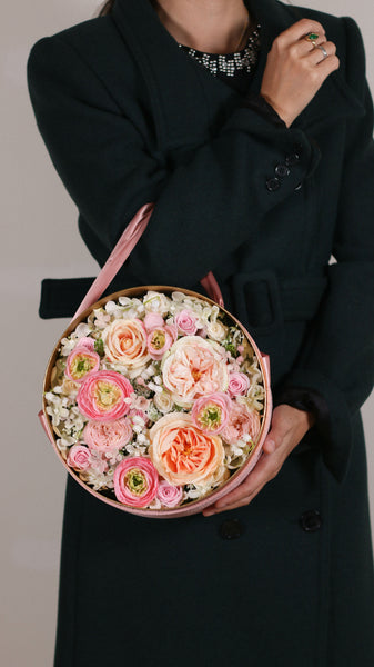 Peach Garden Rose Box
