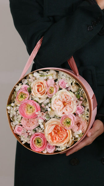 Peach Garden Rose Box