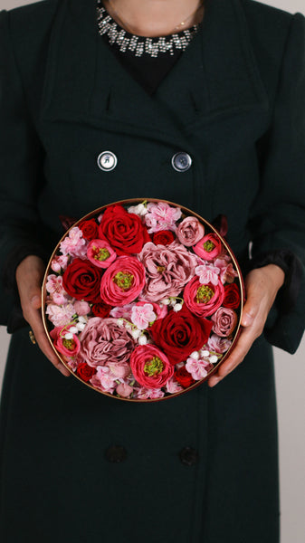Dusty Pink Garden Rose Box